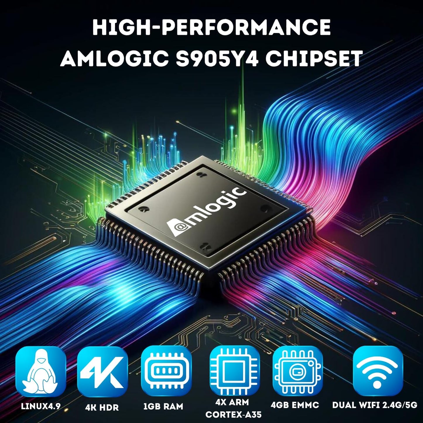 MAG 544 W3 4K Built-in Dual Band Wireless 2.4G/5G Linux TV Box