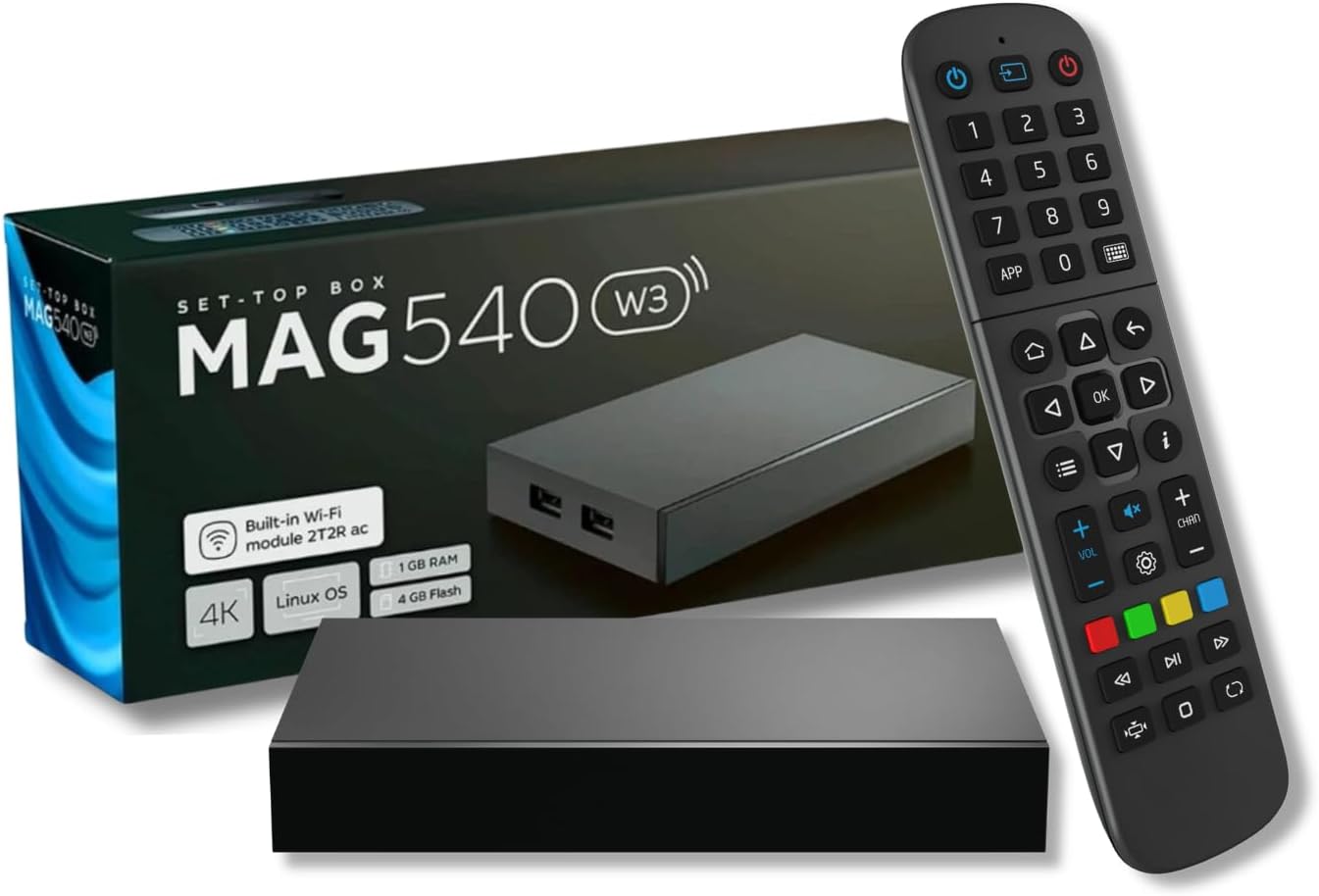 MAG 540W3 4K WiFi Set TOP Box