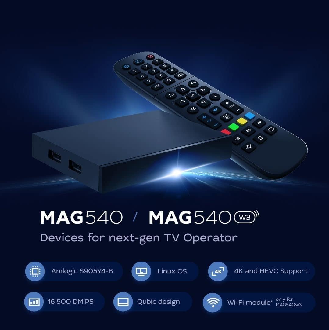 MAG 540W3 4K WiFi Set TOP Box
