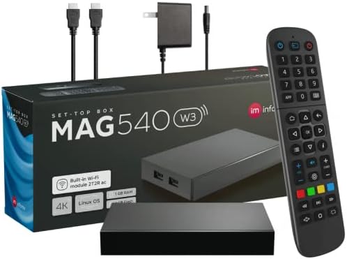 MAG 540W3 4K WiFi Set TOP Box