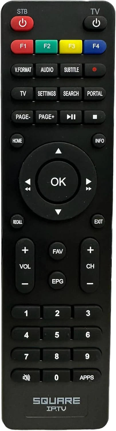 SQUARE TV ORIGINAL REPLACEMENT IR REMOTE CONTROL